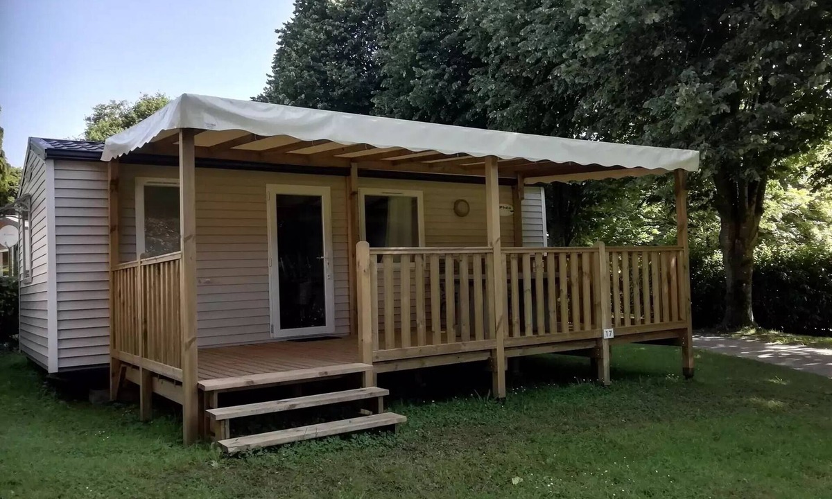 Saint-Nicolas des Eaux House | Camping Le Clos du Blavet * - Mobil home O'Hara 734 30 m2/2 bedrooms/covered terrace 18 m2 6 people