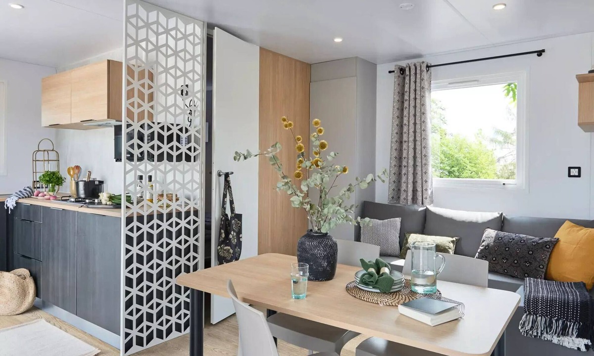 Marcillac-Saint-Quentin House | Camping Le Pont de Mazerat * - New 2023! Mobil home Louisiana 32m2 - At the heart of a premium plot! 2 bedrooms-Large terrace 4 people