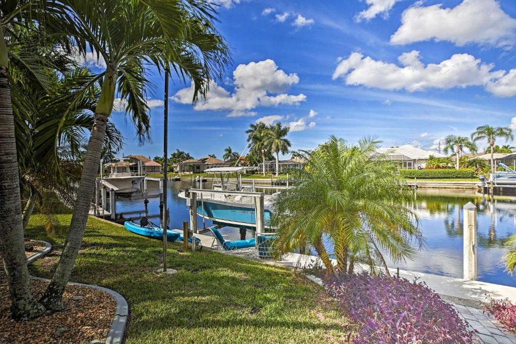 Punta Gorda House | Canal Waterfront Home with Private Pool & Dock!