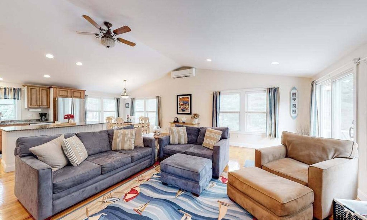 Osterville House | Cape escape with patio, grill, firepit, outdoor dining, W/D