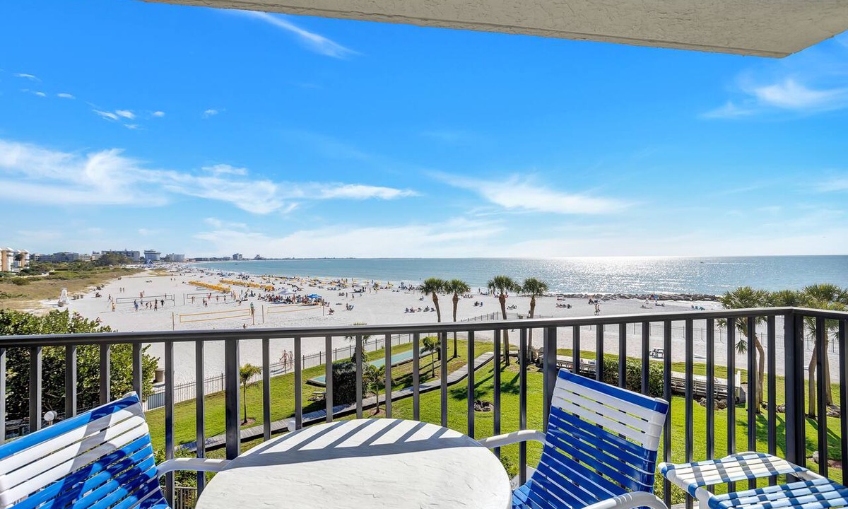 St. Pete Beach Condo | 🌴 Caprice Resort Unit #304 – Renovated Gulf Front Retreat for Four Guests