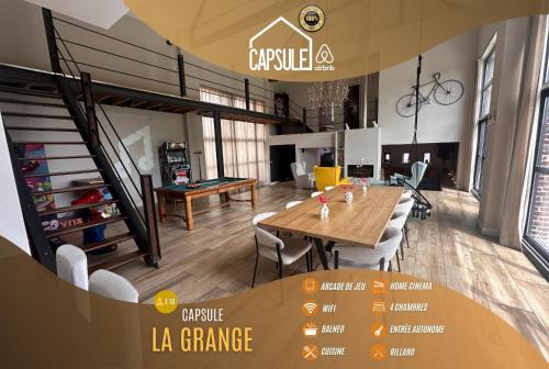 Vicq Villa | Capsule la grange arcade de jeux billard 4 chambres 300m2
