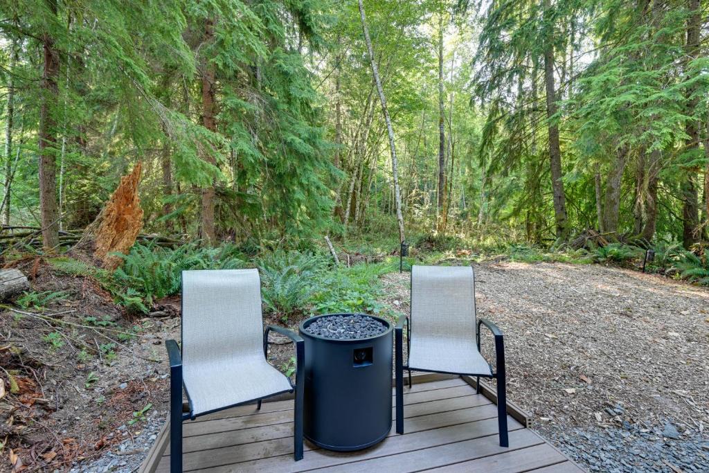 Pierce County Apartment | Carbonado Studio w/Deck & Blackstone Griddle!
