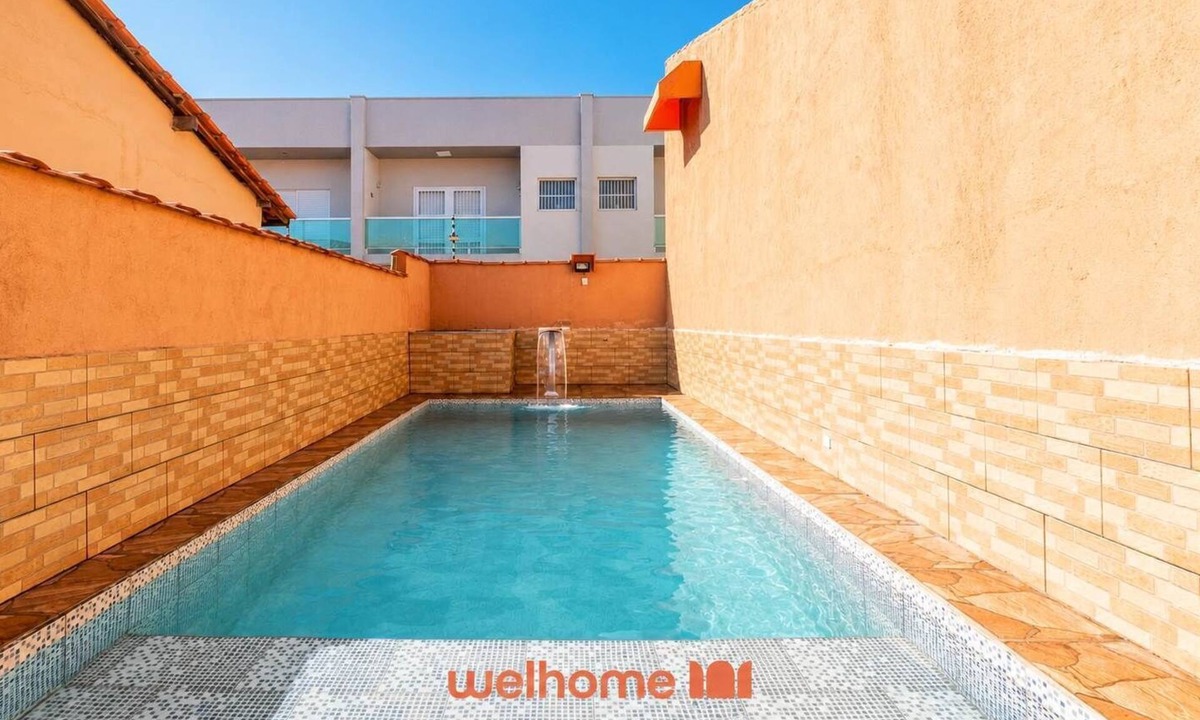 Tupy House | Casa com Piscina em Itanhaem a 350 metros da Praia