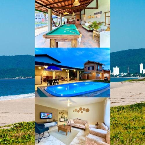 Itacolomi House | Casa Completa com Piscina Churrasqueira Sinuca Wi-Fi e Garagem para 3 Carros a 500m da Praia Acomoda 12 Pessoas, 5 Quartos e Ar Condicionado