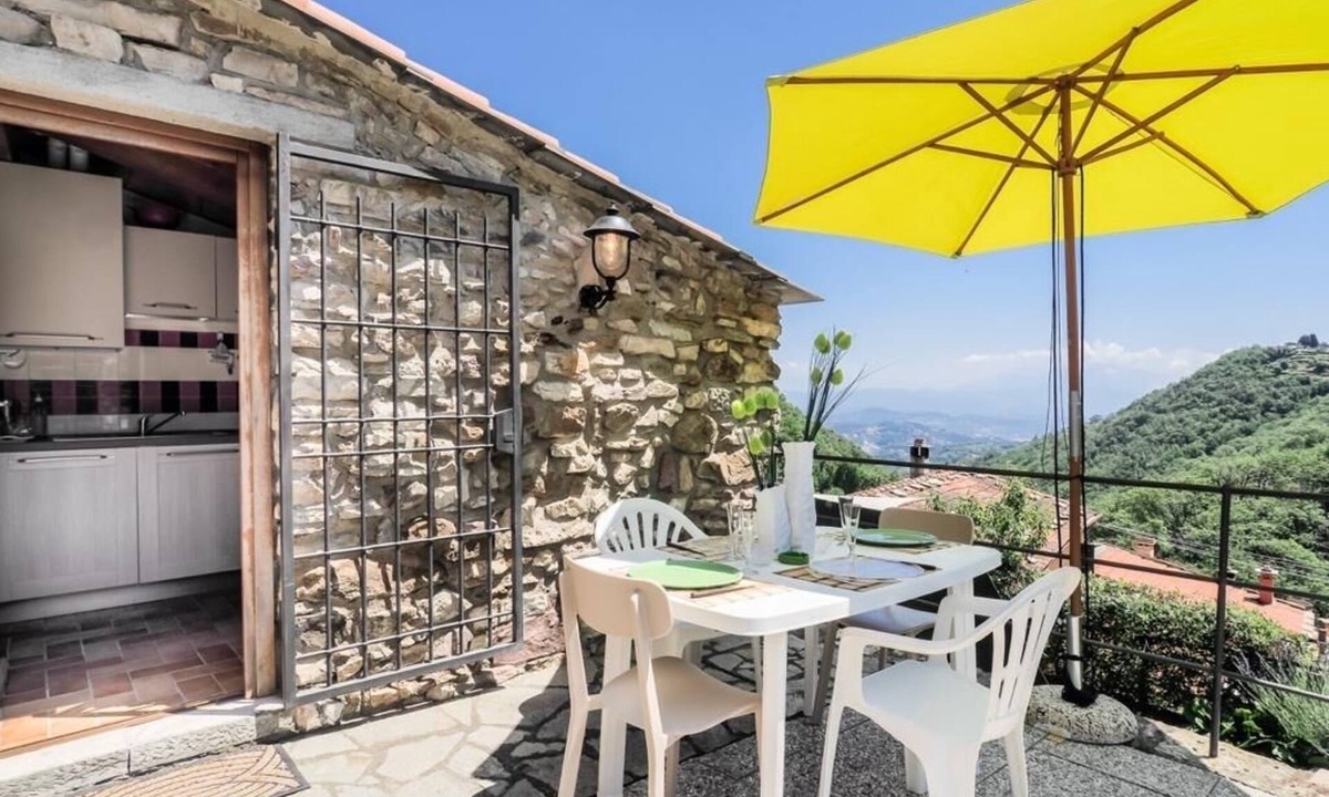 Ricco del Golfo di Spezia House | Casa del Borgo - Renata - Terrazza con vista panoramica