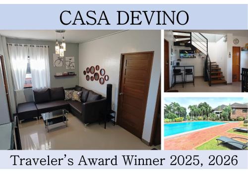 Tagaytay Apartment | Casa Devino - Spacious 76 SQM 2BR Loft Retreat in Tagaytay - Pool - Free WIFI NETFLIX PARKING PET Stay - located on 3rd Floor
