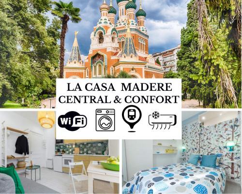 Vernier Apartment | Casa Madere- Idéal Couples - Central & cosy -Train station - Tram & Supermarkets-Balcony- Washing-machine-AC