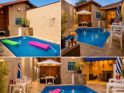 Real Villa | Casa Moderna e Aconchegante à Beira Mar, com Opção de Piscina Aquecida Cobrado à Parte, Área Gourmet com Churrasqueira em Deck Coberto Frente a Piscina, Aconchegante Sala de Estar com Lareira, Garagem para 4 Carros, Casa Pé na Areia a 50 metros da Praia