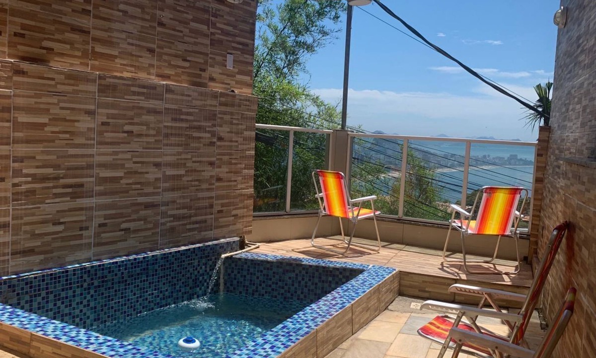 Vidigal Hostel | Casa visual piscina vidigal
