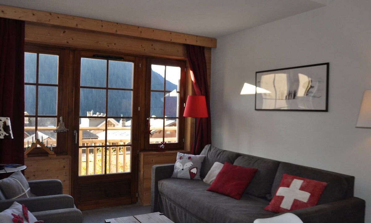 Chatel Apartment | Central Châtel apartment with balcony and pool access