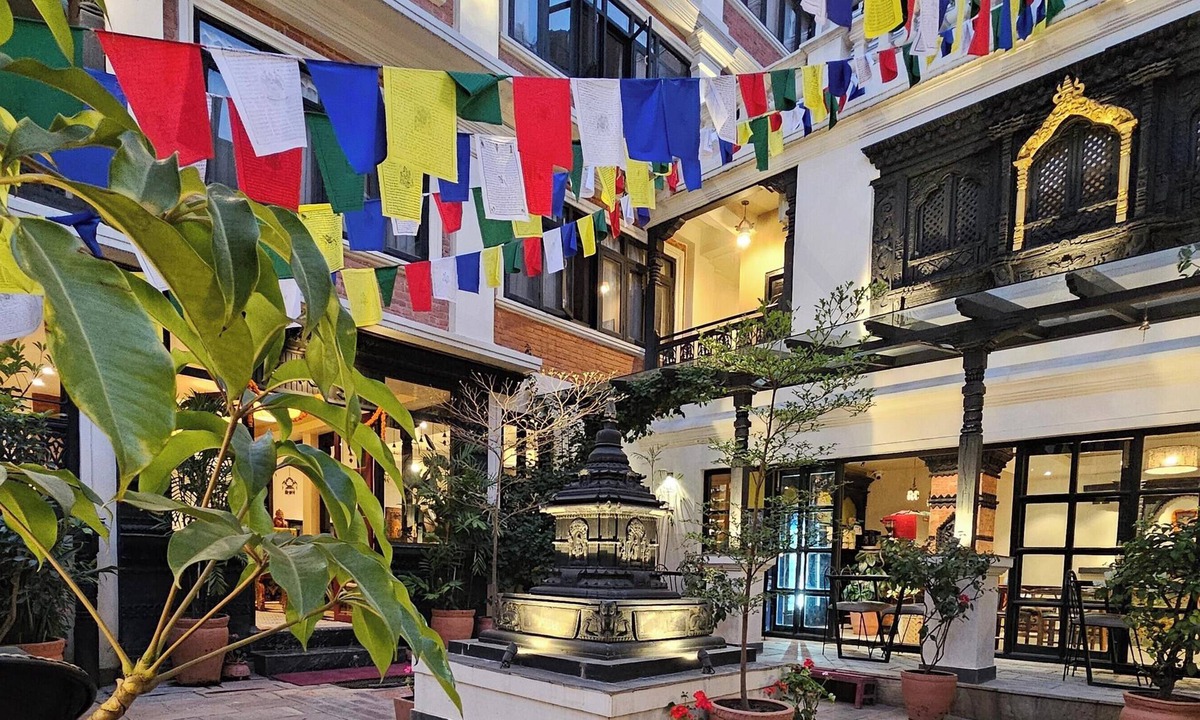 Thamel Hotel | Central Courtyard - Heritage Hötel & Artisan Café