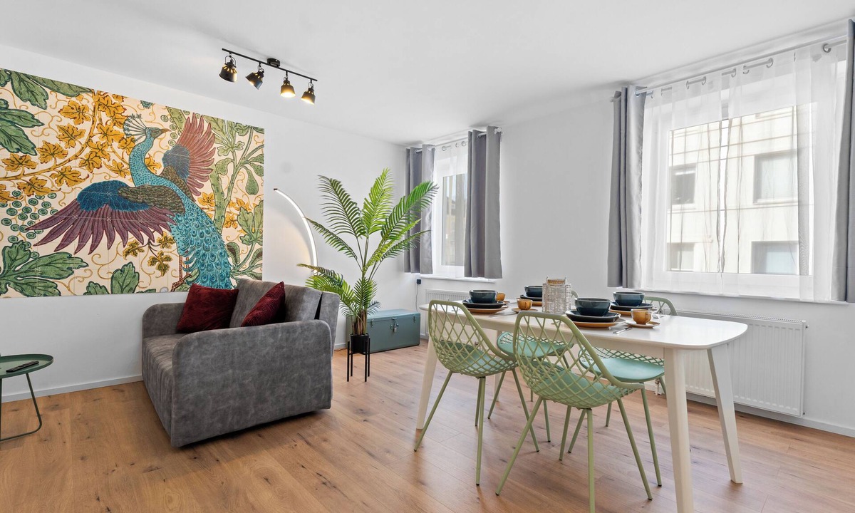 Remscheid Apartment | Central | Kitchen | Netflix | 43sqm