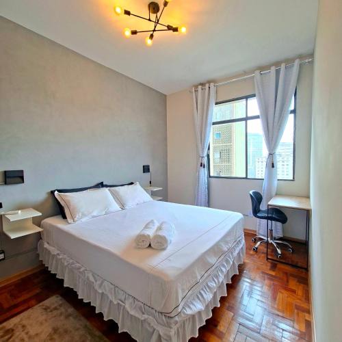 Centro Apartment | Centro de BH, Ar-Condicionado, Wi-Fi Rápido, 6min Rodoviária, Portaria 24h