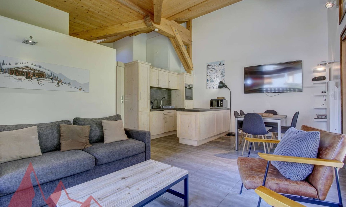 Morzine Apartment | Cesaries A4 - Beautiful 2 bedrooms down the Pleney