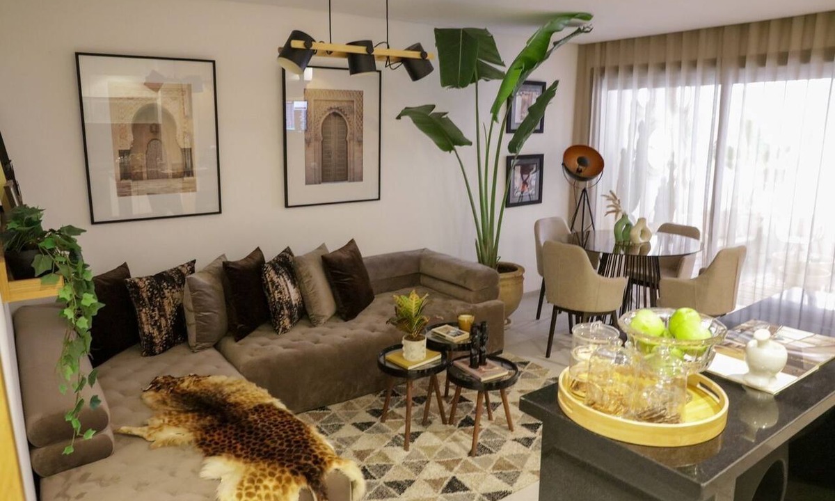 Gueliz Apartment | Cest un Petit Bijoux Tout Neuf et Bien Décoré par un Architecte Dintérieur