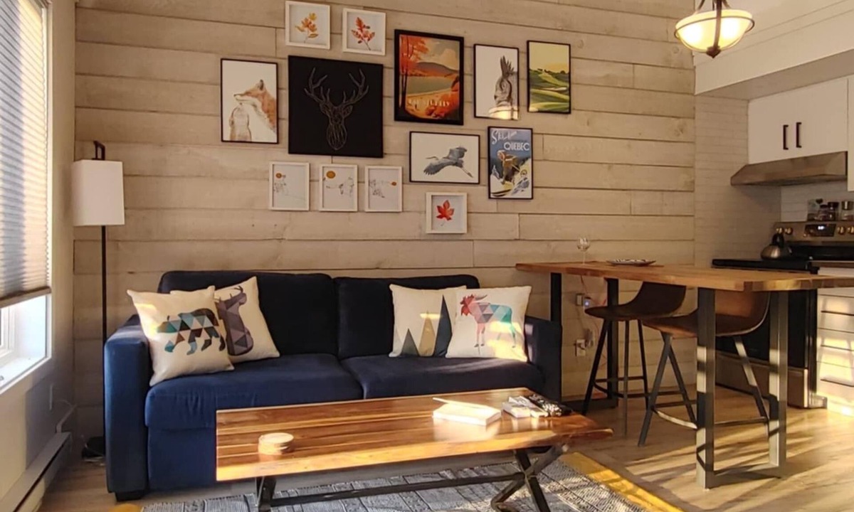 Orford Condo | Chalet Aventure Orford - Cozy condo in beautiful Orford - WiFi, AC, fireplace