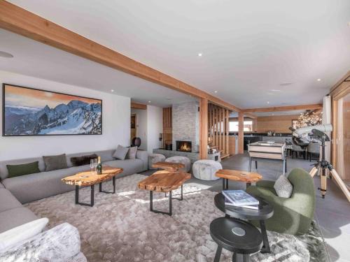 Combloux Ski Chalet | Chalet moderne à Combloux avec piscine et espace bien-être - FR-1-569-160