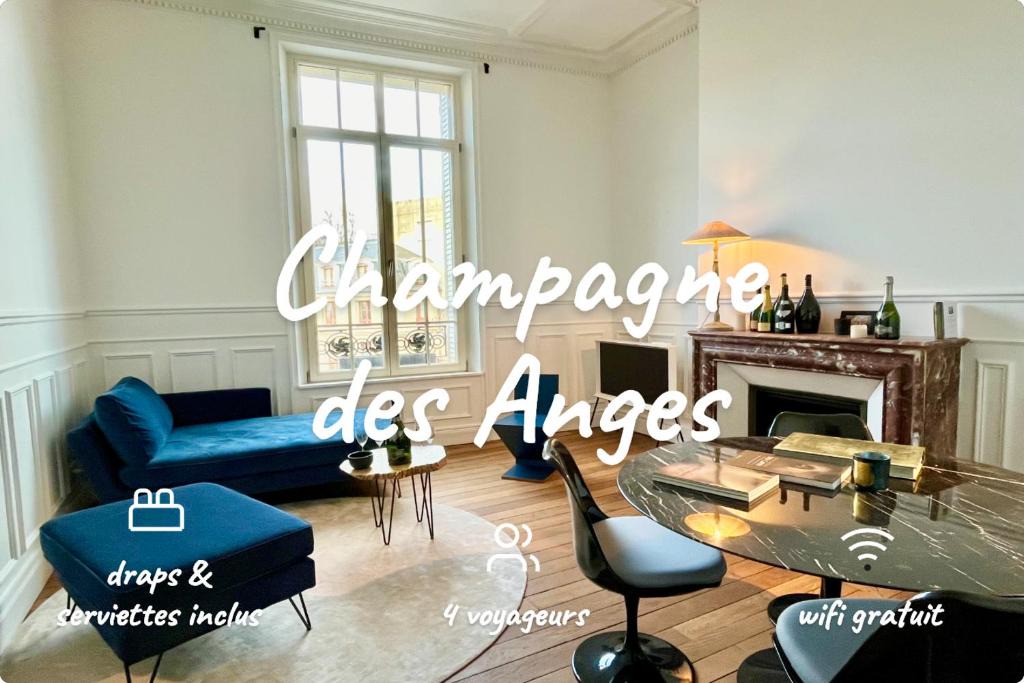 Barbatre Apartment | Champagne des Anges - Proche Cathédrale de Reims