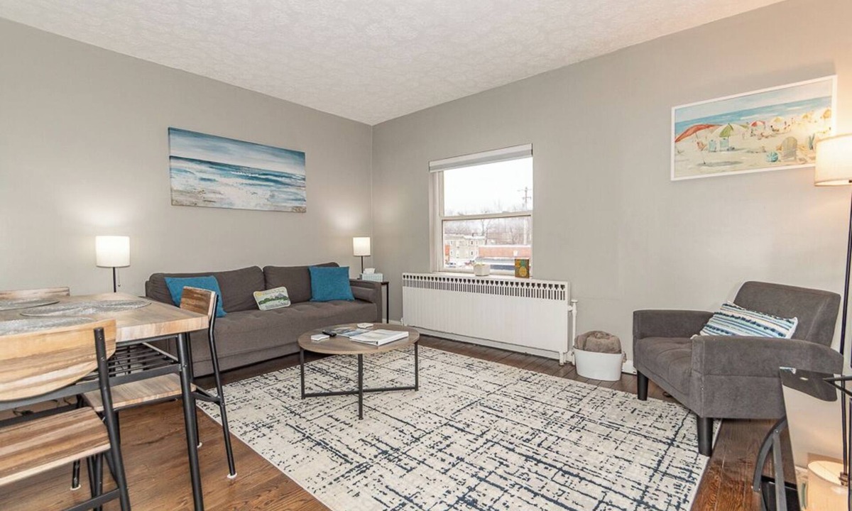 Fairport Harbor House | Charming 2-bedroom Suite with balcony overlooking the Lake in Fairport Harbor