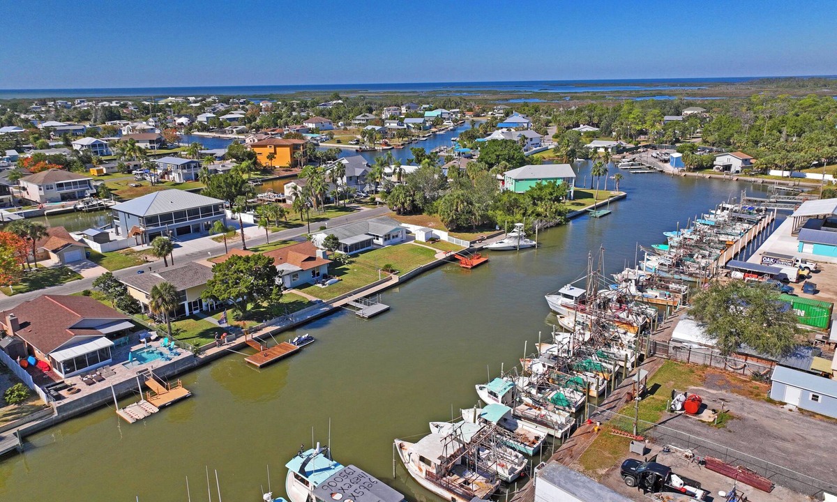 Spring Hill House | Charming 2-bedroom home in quiet Hernando Beach with Dock and Direct Gulf Access