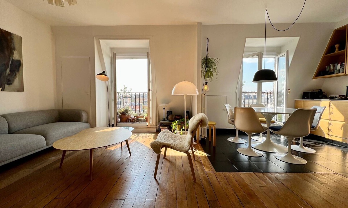 Jardin des plantes Apartment | Charming 3-room apartment in the 5th arrondissement overlooking the roofs of Paris