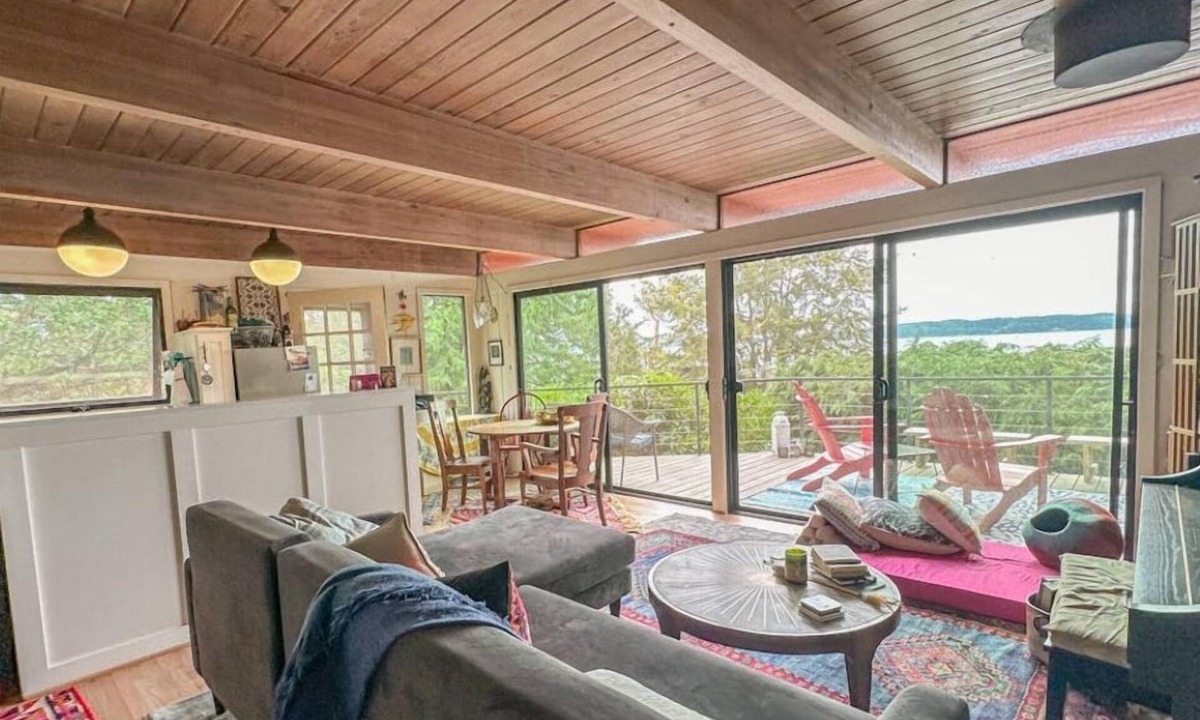 Three Tree Point House | Charming and eclectic treehouse-like home with expansive Puget Sound views