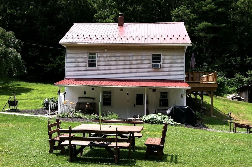 Hegins House | Charming and Historic Converted Mill Cottage on Private Land with a Firepit, in Schuylkill County, PA