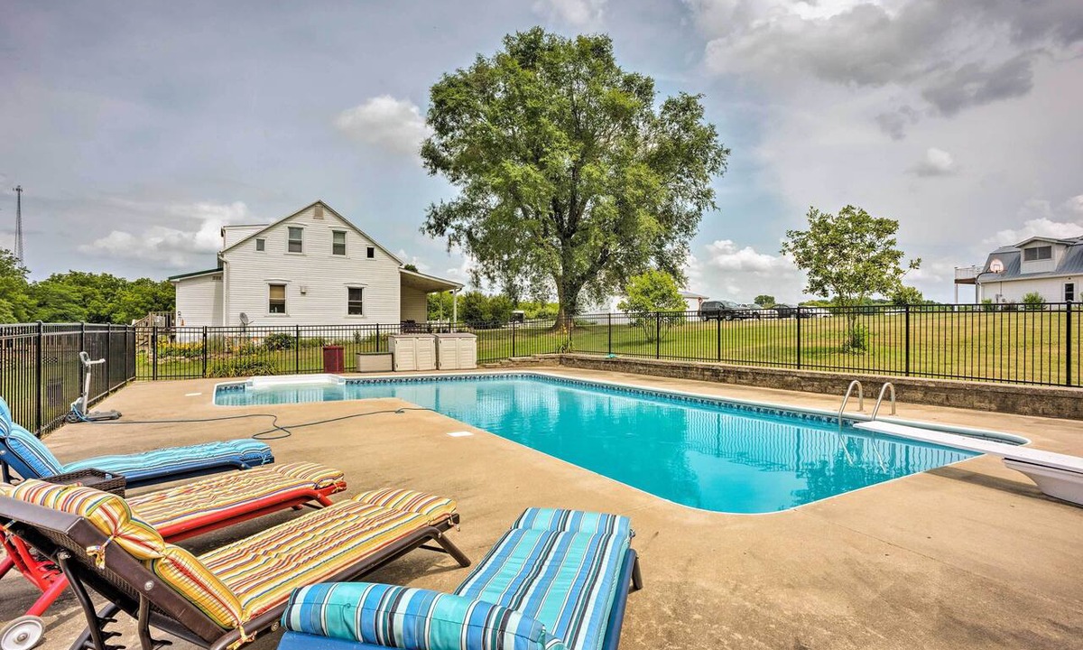 Berger Apartment | Charming Berger Apt on 42-Acre Farm w/Pool Access