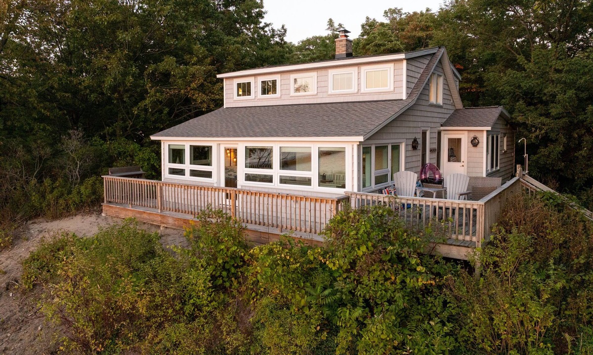 Port Sheldon Cottage | Charming Cottage, Private Lake MI Beach