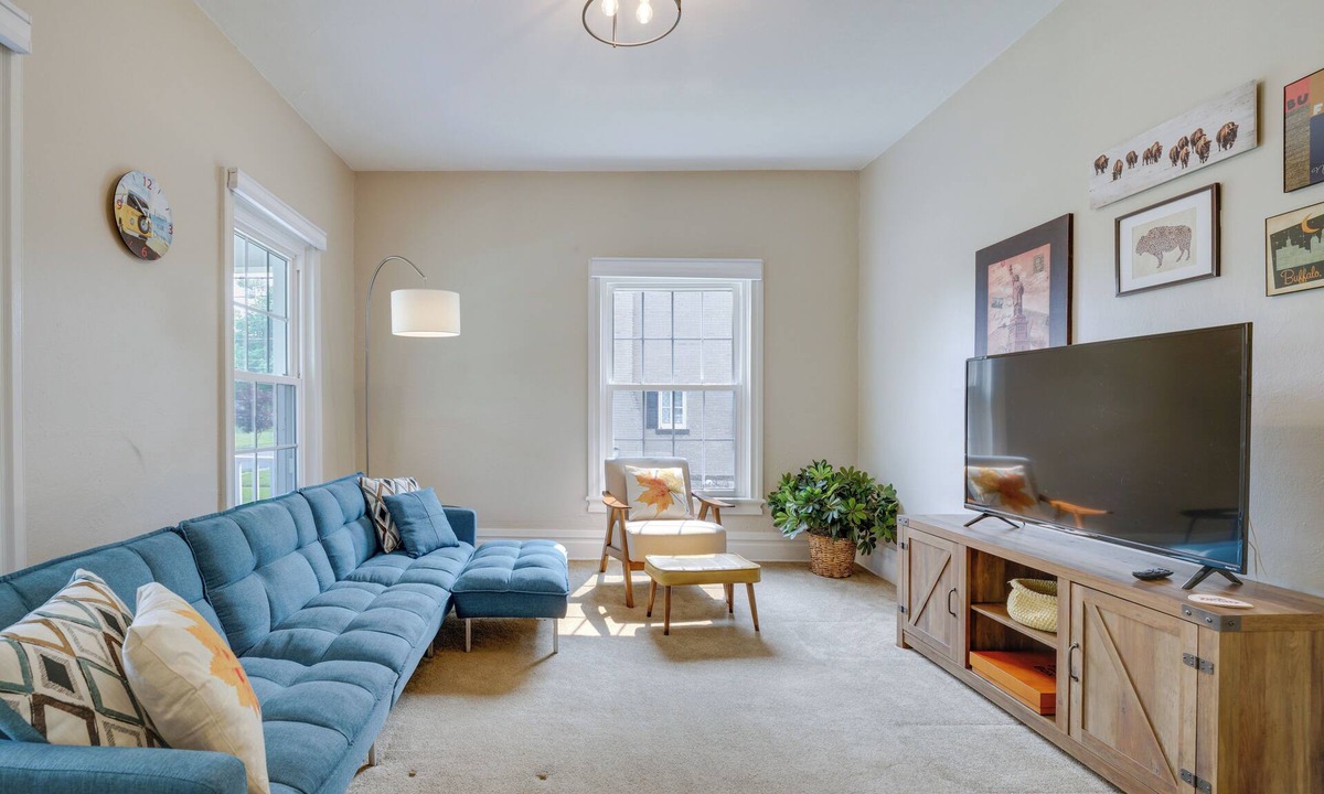 Lancaster House | Charming & Historic Buffalo Home w/Private Deck!