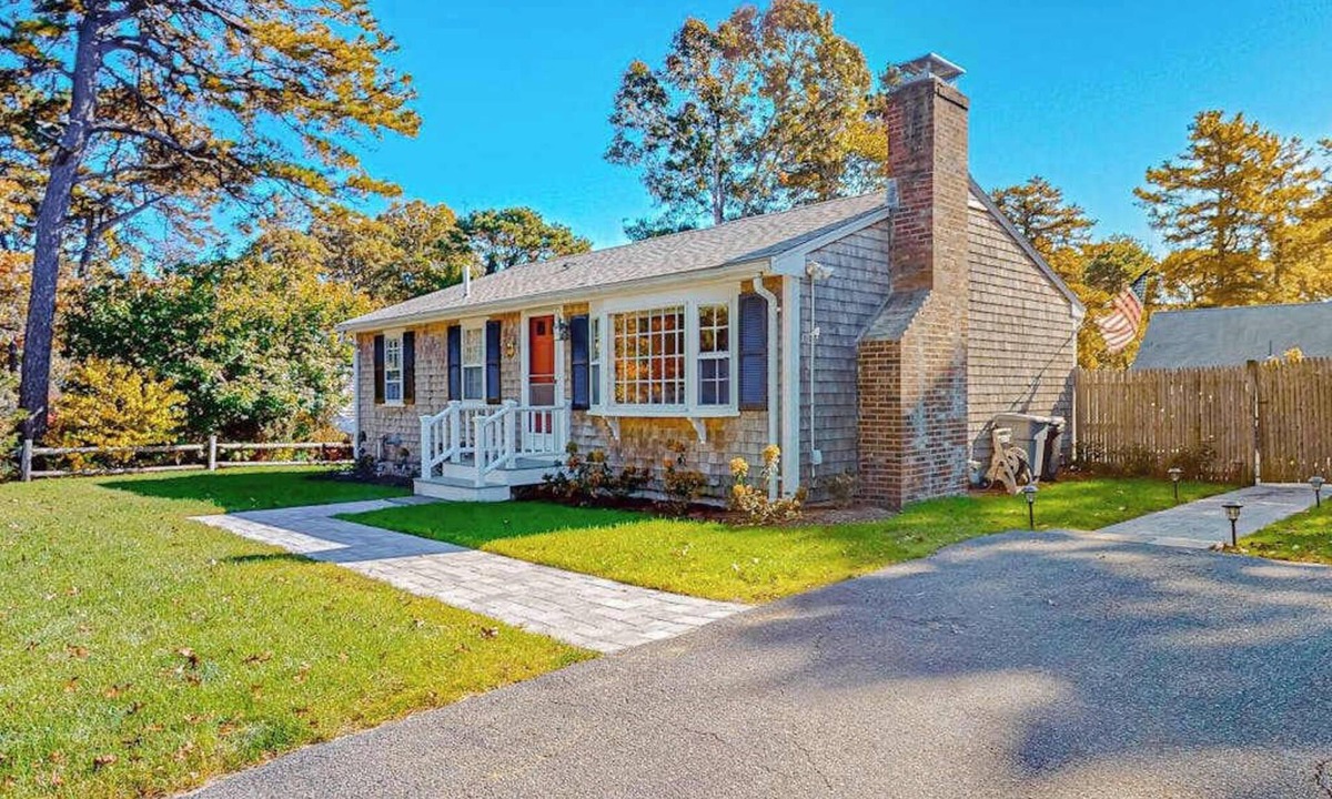 South Dennis House | Charming home with private pool, deeded bay access, firepit, & W/D
