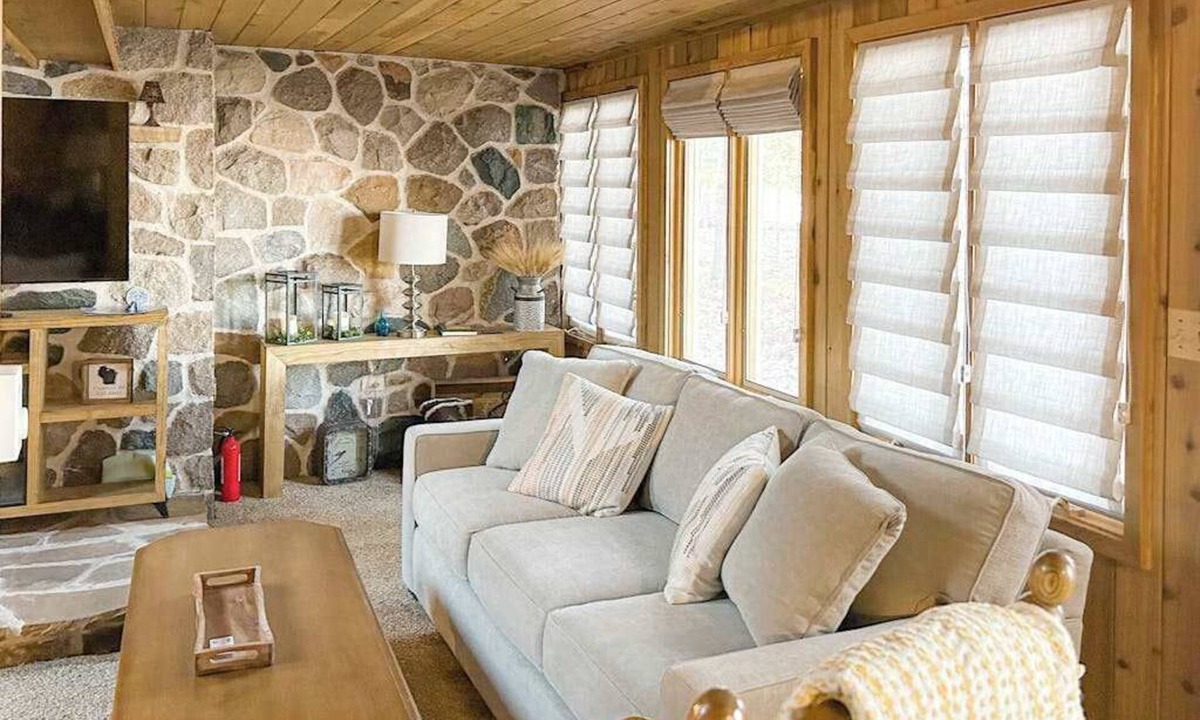 Conover House | Charming lakefront home with dock, fireplace, streaming, lake views, W/D, & AC