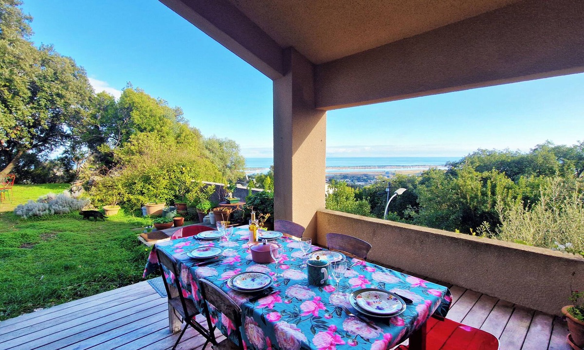 Biguglia House | Charming, quiet house with garden, sea, mountain and nature reserve views