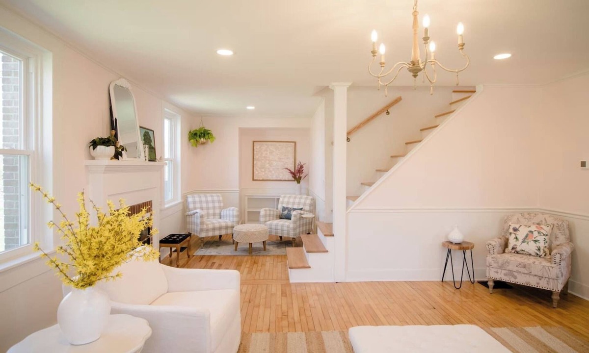 Etna House | Charming & serene, this farmhouse has it all, offering stylish comfort, a sunny private backyard, and a prime location to Cayuga lake and gorges Ithaca.