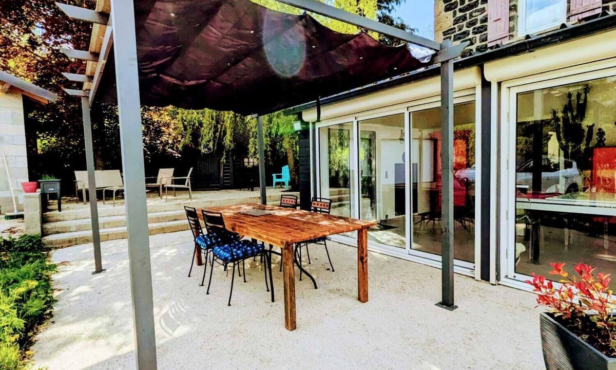 Mazet-Saint-Voy Other | Charming stone farmhouse with Finnish kota in the heart of nature