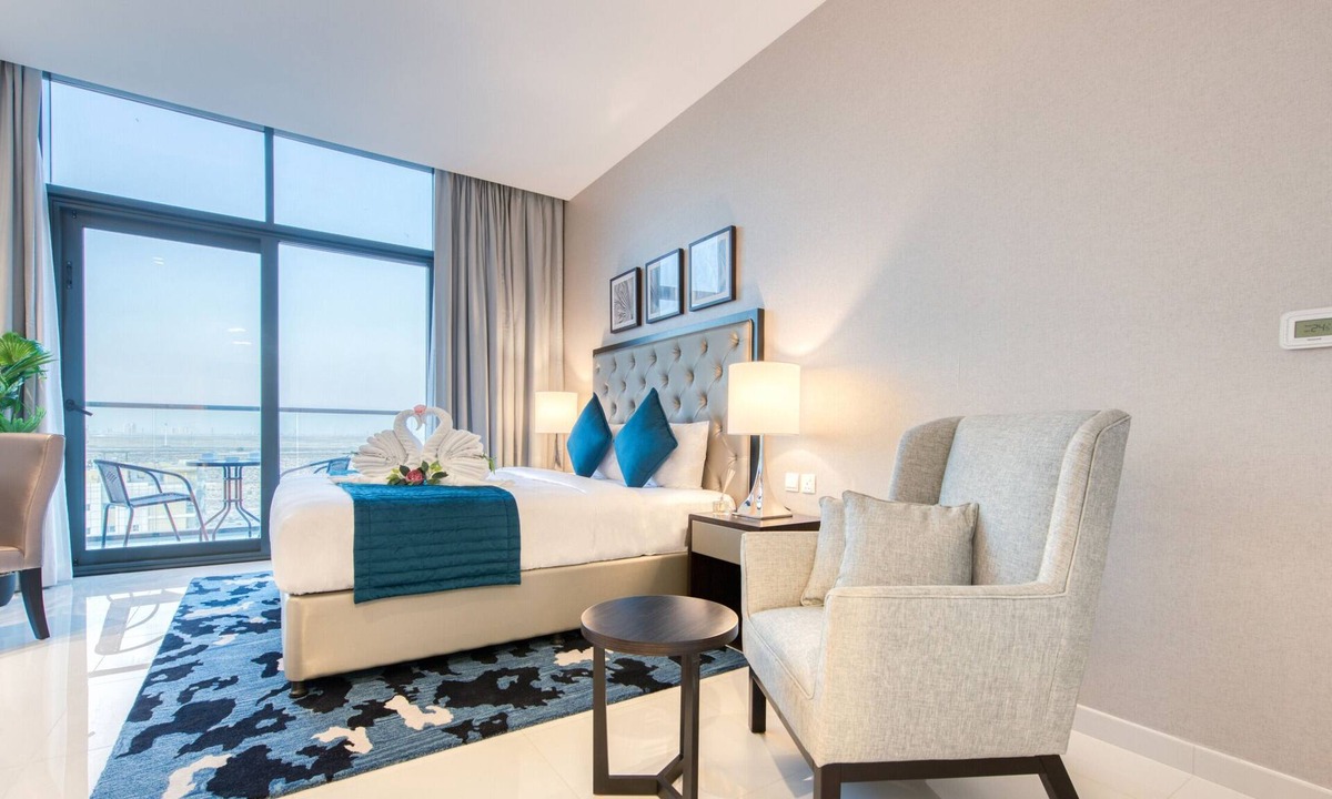 Dubai Apartment | Charming Studio in Celestia A, Dubai South by Deluxe Holiday Homes