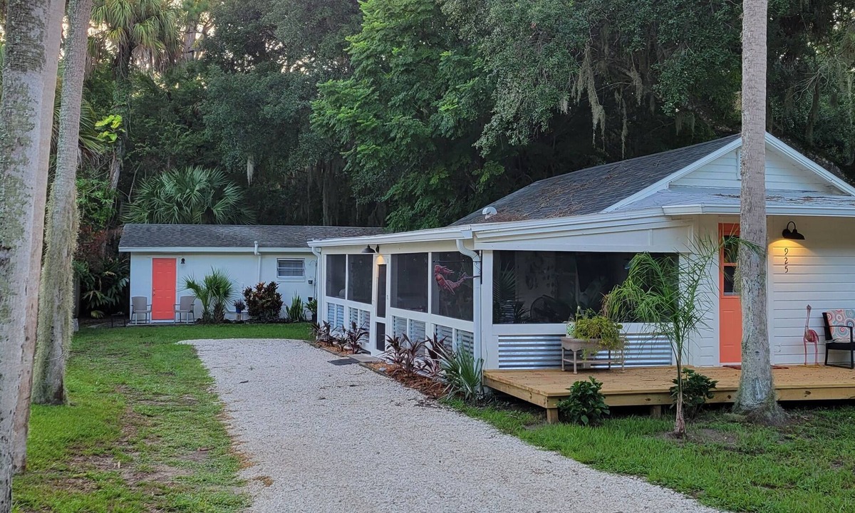 New Smyrna Beach House | Cheerful, Classic Florida Bungalow in New Smyrna Beach
