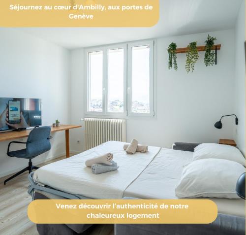 Ambilly Apartment | Chez Gilles I Studio I Ambilly