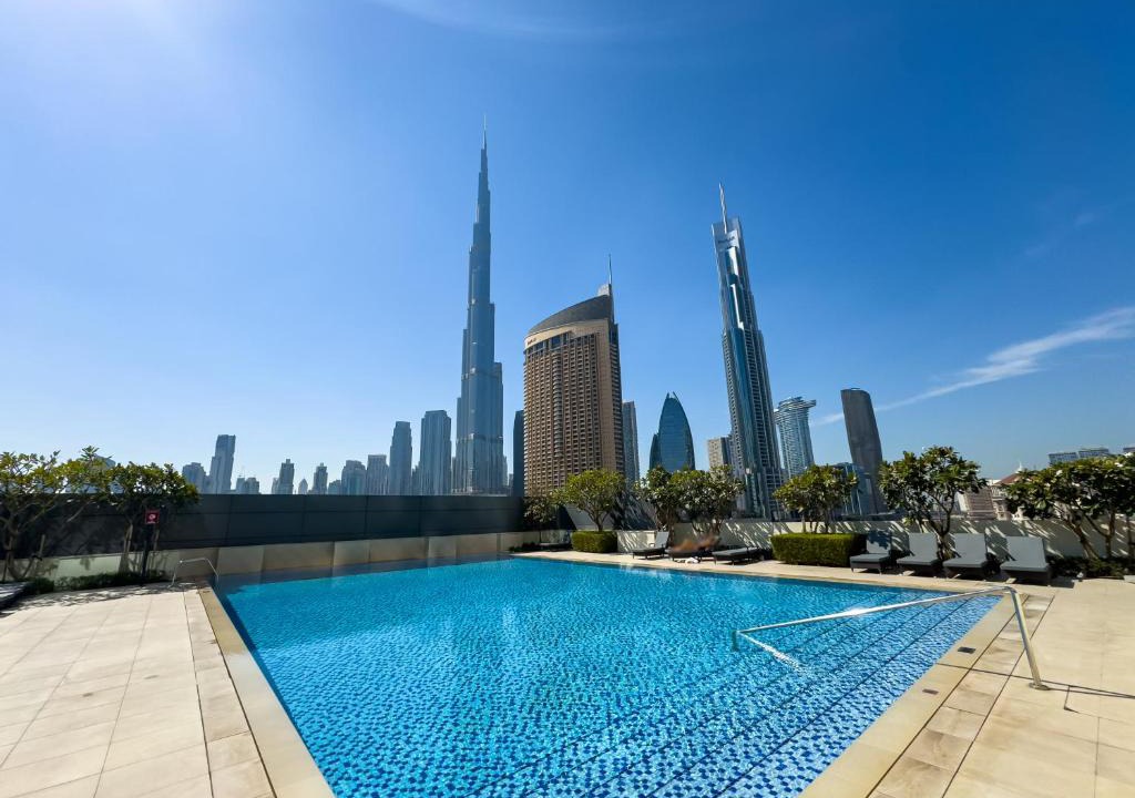 Bur Dubai Apartment | Chic 1BR in Downtown Dubai-Direct access to Dubai Mall