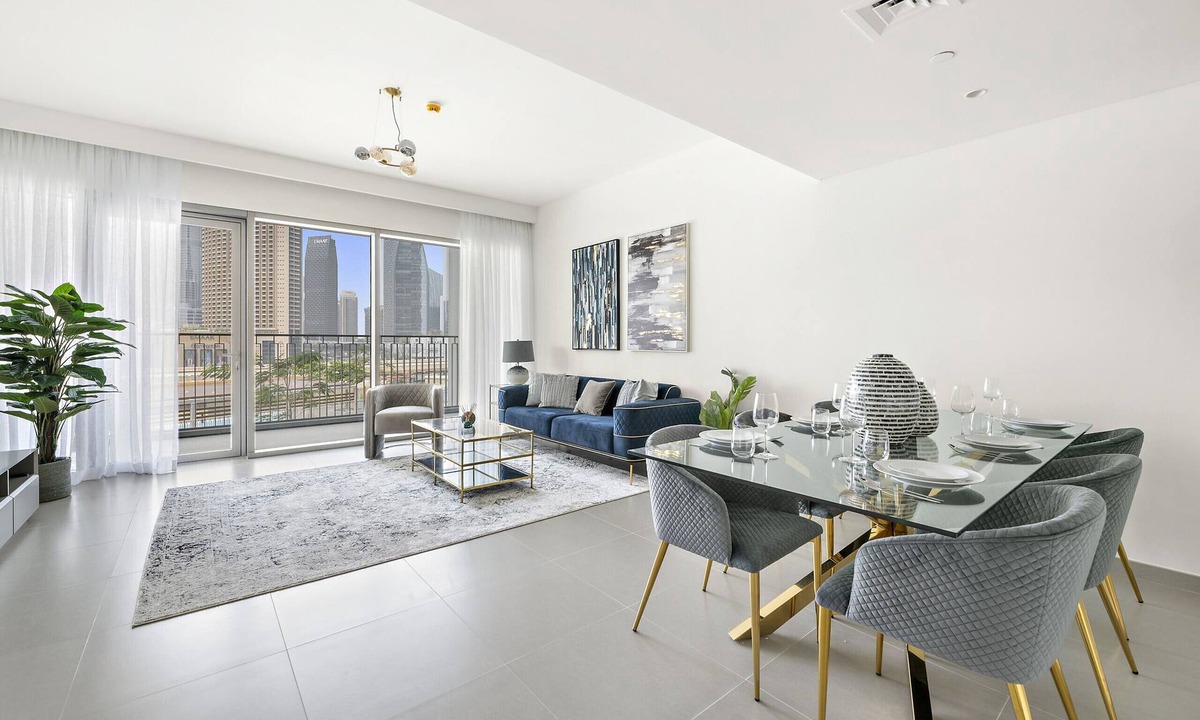 Za'abeel 2 Apartment | Chic 3 BD with Burj Khalifa Views in Downtown