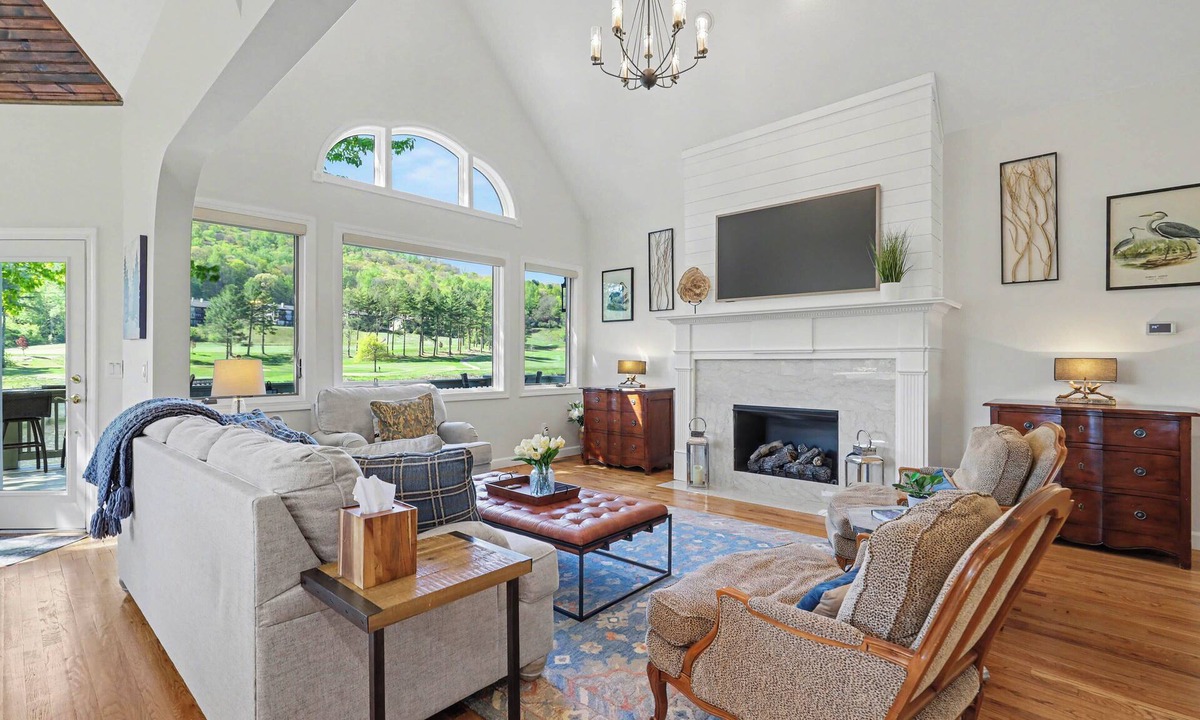 Sky Valley House | Chic Sky Valley Resort Home on Golf Course!