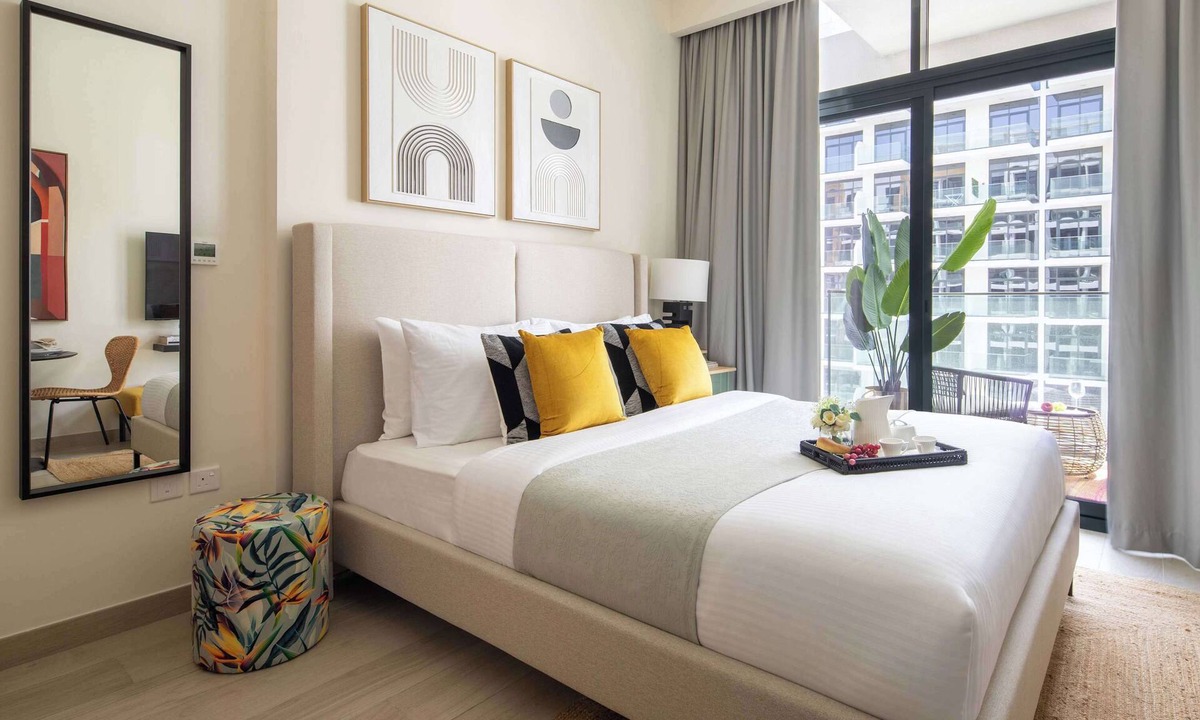 Nad Al Sheba Apartment | Chic Studio with Cozy Balcony in MBR City!