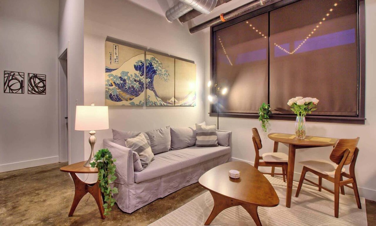 Midtown Apartment | Chic Ultramodern Minimalist Loft Suite + Patio