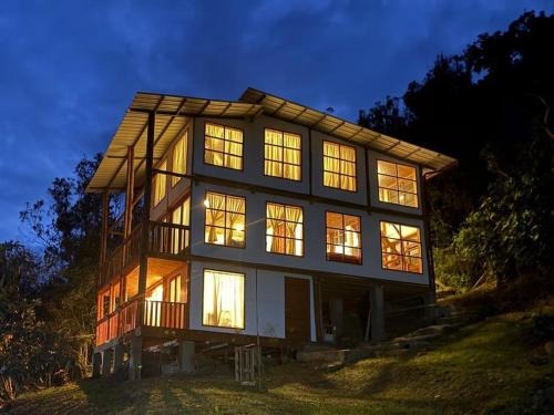 Choachi Ski Chalet | Choachi Ecocabaña 2 Cielosue jacuzzi