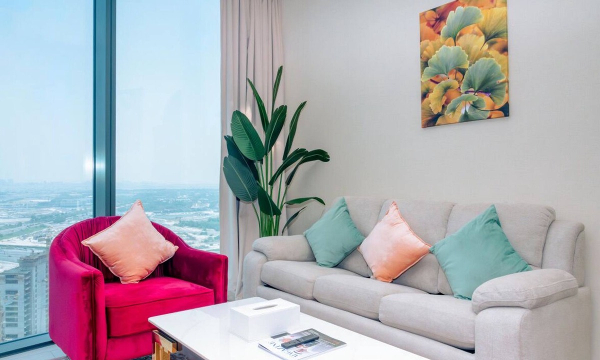 Nad Al Sheba Apartment | Classic Elegance - 1BR with balcony in Sobha Waves