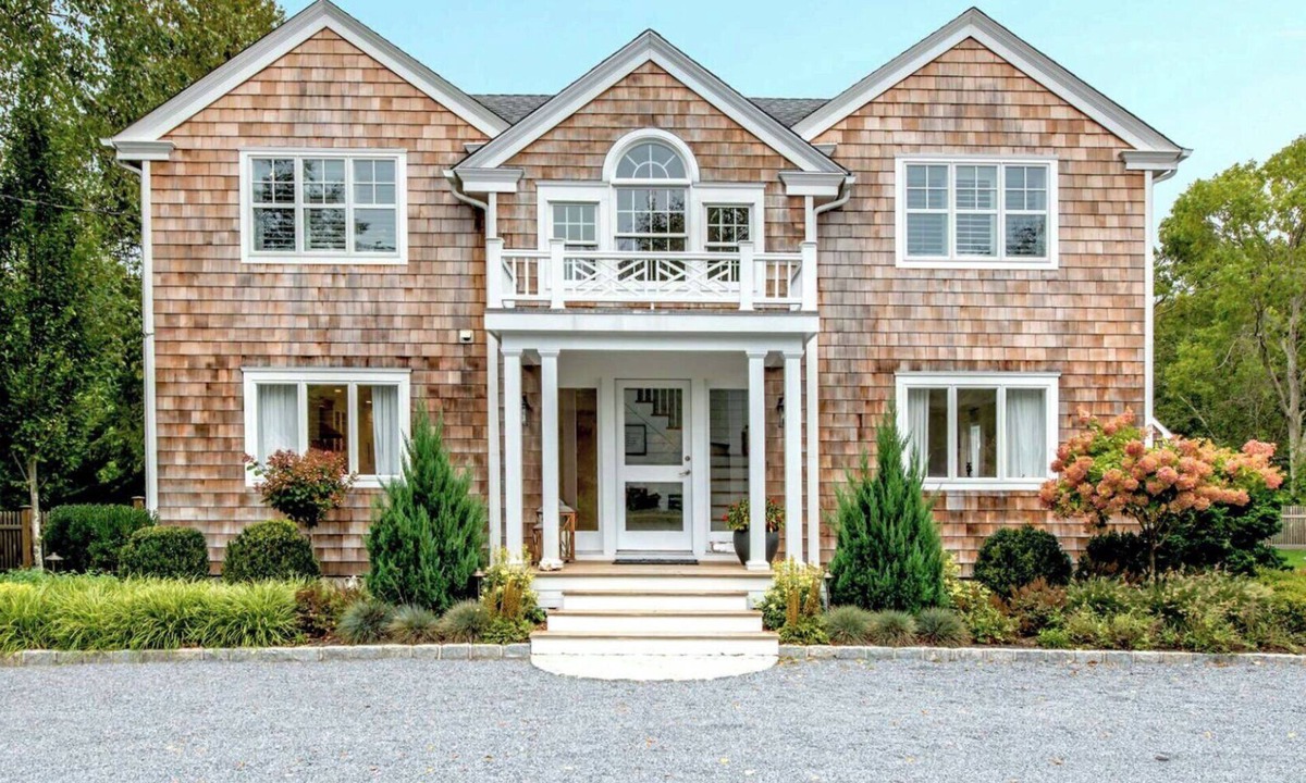Quogue House | Classic Shingled Cape in Quogue, Private Pool, Expansive Deck, Prime.