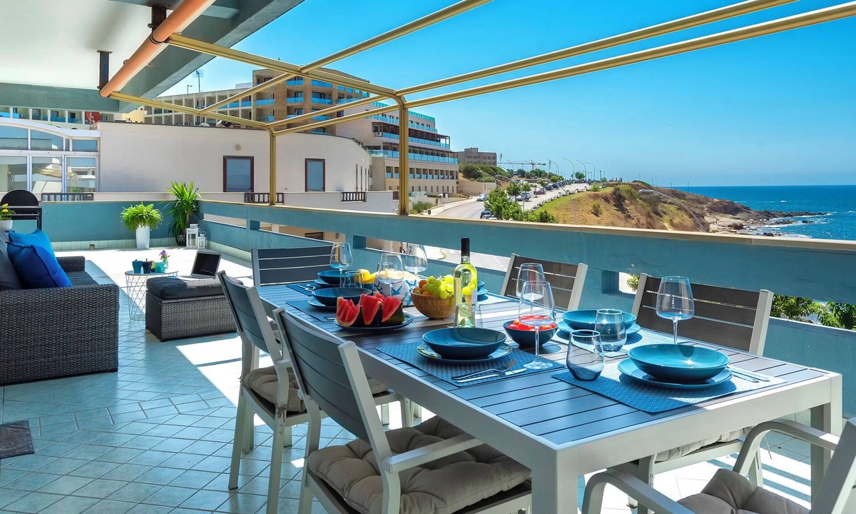 Alghero Apartment | ClickSardegna Penthouse Valencia with Sea-View Terraces, Close to the Beaches