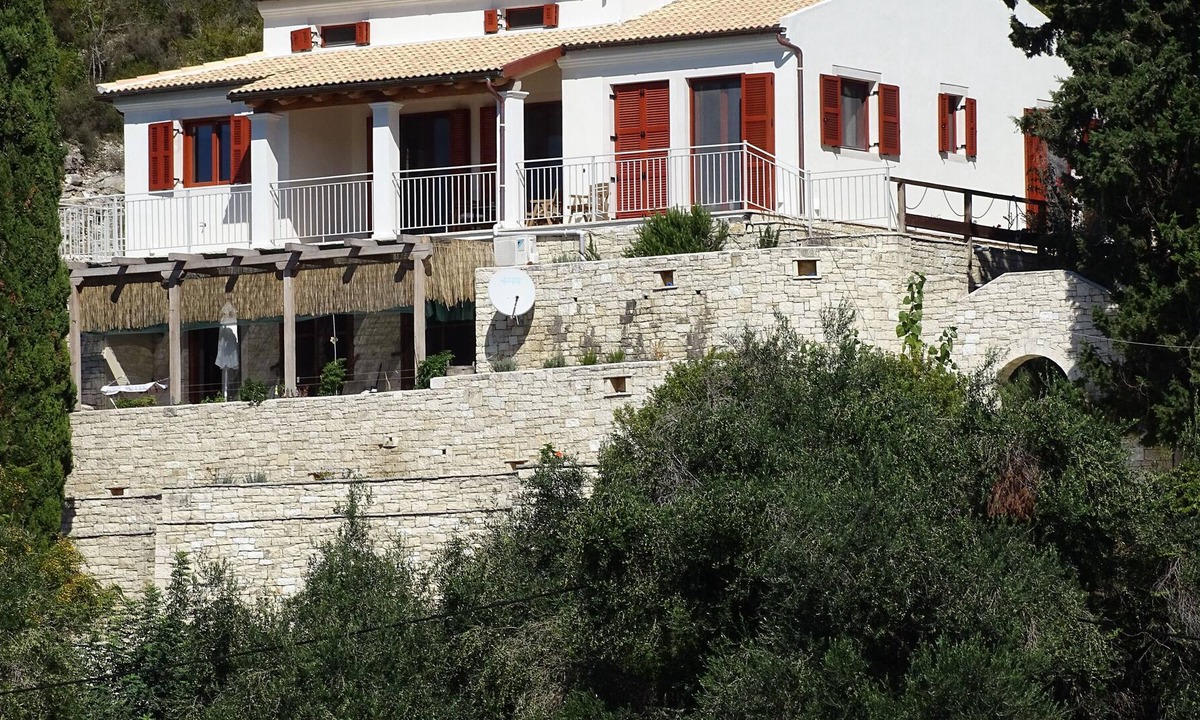 Lakka Villa | Cliff Top Pool Villa over-looking Lakka Bay Paxos
