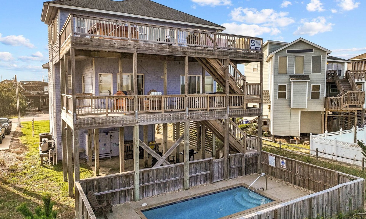 Waves House | Coastal home with private pool, game room, media lounge, oceanside deck